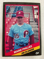 1988-Maine Phillies-CMC Minor League Baseball Card-Jim Olander