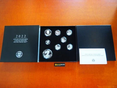 2022 S PROOF SILVER EAGLE LIMITED EDITION PROOF SET 22RC IN OGP - Image 1 of 3