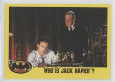 1989 O-Pee-Chee Batman Bruce Wayne Alfred Pennyworth Who is Jack Napier? 0q1p