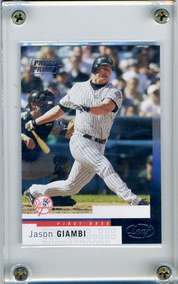 EXCEPCIONALMENTE RARO Jason Giambi 2003 Hoja Plata Prueba # **08/50** Foto 1 de 2