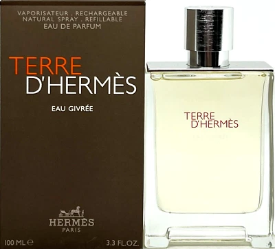 HERMES TERRE D'HERMES EAU GIVREE EAU DE PARFUM SPRAY 3,3 OZ / 100 ml ¡¡NUEVO!!! Foto 1 de 4