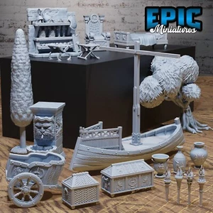 City Scenery D&D Dungeons and Dragons Miniature - Epic Miniatures 28mm - Picture 1 of 20