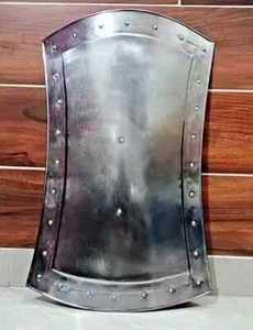 Calentador Medieval Escudo Caballero Armadura Vikingo LARP Escudo de Batalla Regalo de Halloween - Imagen 1 de 7