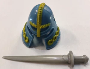 1983 LJN DUNGEONS DRAGONS FIGURE PARTS LOT Strongheart Sword Helmet 80's vtg D&D - Picture 1 of 3
