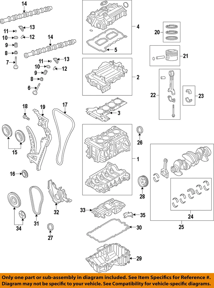 Sello de válvula BMW OEM 12-15 328i 11340038719 Foto 1 de 1