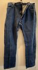 Wrangler Jeans Men's 40x36 (actual 38x35) Dark Relaxed Fit Rigid Denim Pants