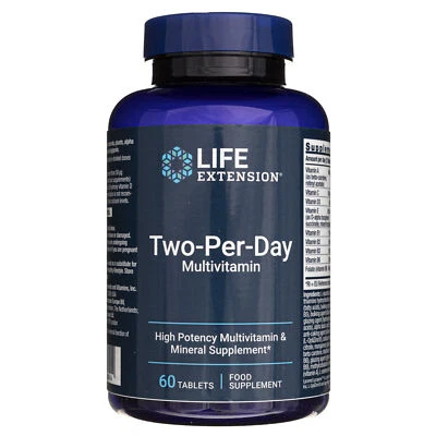 Life Extension Two Per Day - 60 Tabletten