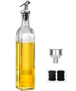Olive Oil Dispenser Bottle 1 Pc Glass Olive Oil Dispenser and Vinegar - Picture 1 of 7