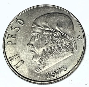 # C1162    MEXICO   COIN,     ONE PESO   1978 - Picture 1 of 2