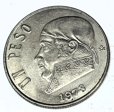 #C1162 MONEDA DE MÉXICO, UN PESO 1978 Foto 1 de 2