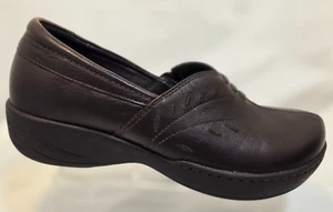 Zapatos zuecos de cuero marrón Dansko Abigail para mujer talla 38 7,5-8 - Imagen 1 de 12
