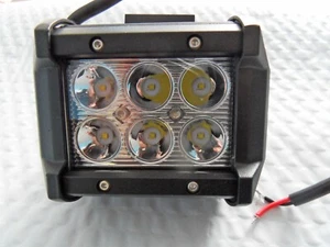 New Metal18W 6 LED Cree Spot Lamp, Forward, Backup, Reverse 4x4 Free Shipping - Bild 1 von 5