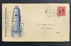 Illinois: Chicago 1892 Instantaneous Water Heating Co Advertising Cover - Picture 1 of 2