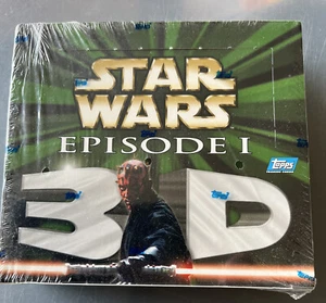 Topps Star Wars Episode I Movie 3-D Trading Card Sealed Box (36)-Rare - Picture 1 of 5