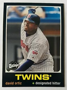 DAVID ORTIZ, 2002 UPPER DECK VINTAGE #99, TWINS - Picture 1 of 3