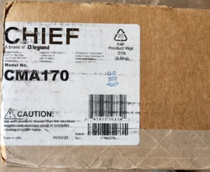 Chief CMA170 In Ceiling CPU Storage Enclosure Black New Sealed Free Shipping - Photo 1/2