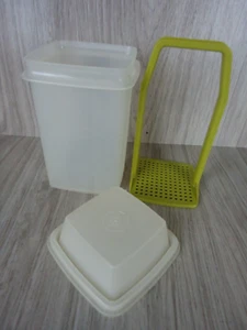 De Colección Tupperware Pickle Keeper Tapa Transparente y Contenedor Verde Colador Cocina - Imagen 1 de 4