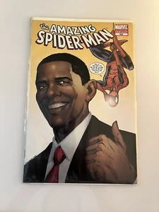 New 2003 The Amazing Spiderman Marvel 2nd Printing Variant 583 Obama - Picture 1 of 2