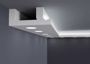 (10 meter) - Deckenleisten, Stuckliesten LED, LED Zierleiste Stuckleiste - Bild 1 von 6