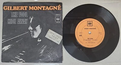 GILBERT MONTAGNE THE FOOL ISRAELI EX 7" ISRAEL ONLY HEBREW COVER 1971 FRANCE - Image 1 of 2