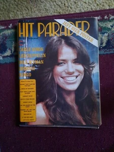 Hit Parader Magazine '74 Carly Simon, Led Zeppelin, Todd, Genesis, Jeff Beck VG+ - Picture 1 of 4