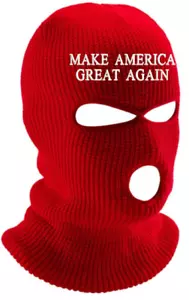 MAGA SKI MASK CUSTOMIZABLE Embroidered hat Trump Make America Great Again Hat - Picture 1 of 6
