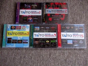 5CD Set TAITO RETRO GAME MUSIC COLLECTION 1 2 3 4 5 ZUNTATA - Picture 1 of 2