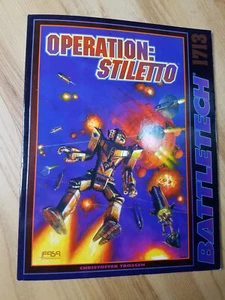 Battletech Operation Stiletto 1713 FASA SC - Picture 1 of 1