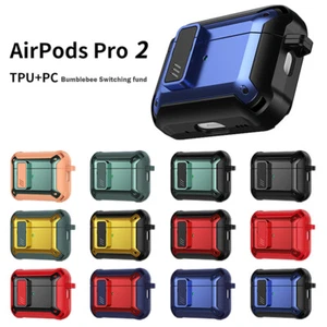Funda protectora híbrida dura con mosquetón para Apple AirPods Pro 2da generación 2022 - Imagen 1 de 29