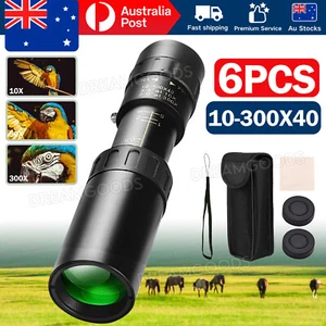 4K 10-300X40mm Super Telephoto Zoom Monocular Telescope Without mini Tripod - Picture 1 of 9
