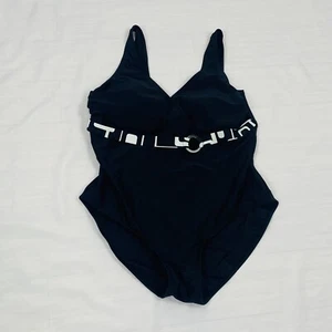 Women’s Black Tropical Escape Swimdress Plus Sz 20W - Picture 1 of 5