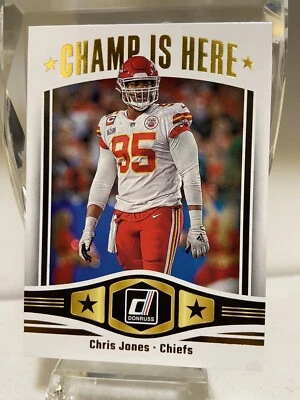🔥🔥🔥2023 Panini Donruss Champ Is Here Chris Jones Kansas City Chiefs📈 - Image 1 of 2