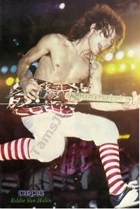 1982 Eddie Van Halen Leadgitarre Frankenstrat MAGAZIN POSTERSEITE Geschenk! (3786) - Bild 1 von 1
