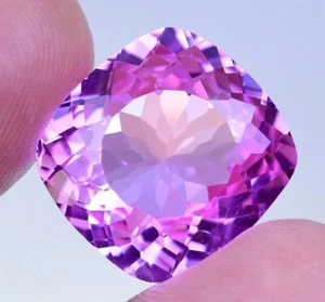 9,60 ct natürlicher Ceylon lila-rosa Saphir zertifiziert Kissen lose Edelstein - Bild 1 von 6