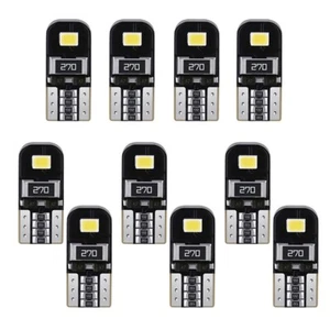 10PCS T10 2835 LED Bulbs for License Plate/Interior/W5W 12V Car Light - Picture 1 of 7