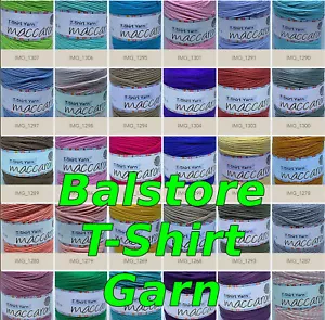 Spaghetti Bändchengarn Textilgarn T-Shirt Stoffgarn Caricia Trapillo Stoffgarn - Bild 1 von 37