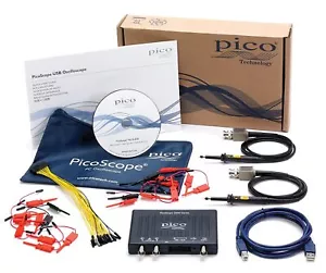 PicoScope 2206B MSO 2 Kanal 50 MHz USB PC Digital Oszilloskop mit Sonden AWG - Bild 1 von 14
