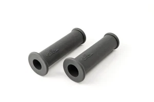 LSL Rubber Handlebar Grips (120mm Long) (Style & Colour: Soft, Grey)  - Picture 1 of 2