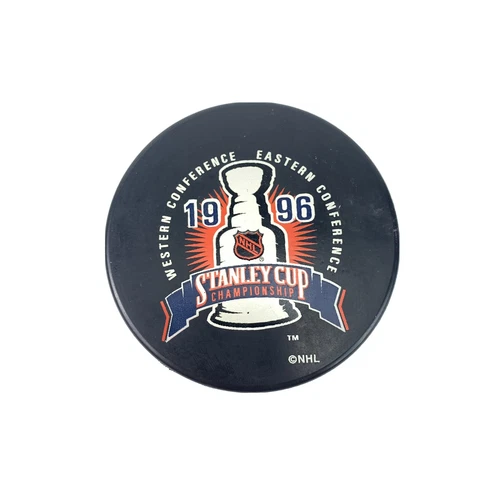 1996 Stanley Cup Championship NHL Hockey Puck Panthers Vs Avalanche Cover