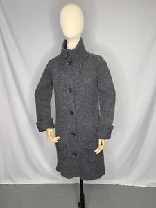 Vintage 2000s Max Studio Wool Long Cardigan Sweater with Funnel Neck Size Medium - Bild 1 von 7
