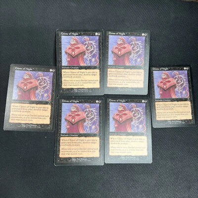 Chime of Night MTG Urza's Destiny Magic the Gathering Black Playset Vintage 6 - Image 1 of 4