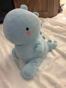Soft Baby Blue Dinosaur Plush Toy - Picture 1 of 5