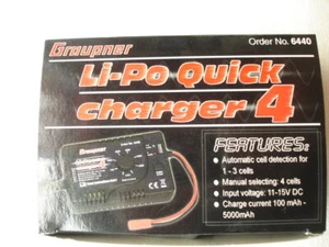 Graupner Cargador lipo cargador 4 - con regulación - Imagen 1 de 2
