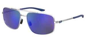 Neue Under Armour Ua Impulse Sonnenbrille für Herren, königsblau Palladium, 59 mm 16 mm US - Bild 1 von 8