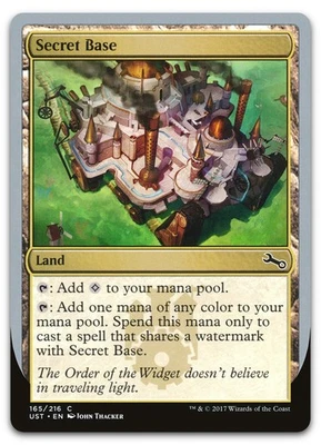 Secret Base (A) #165 (NM) Unstable UST Magic MTG - Image 1 of 2