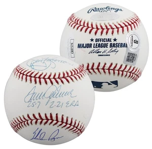 Mets Tom Seaver, Nolan Ryan & Jerry Koosman Signed Sellig Baseball BAS #AE13781 - Picture 1 of 8