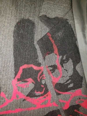 En muy buen estado Chaqueta Corona Británica Hecha en Hong Kong 100% Lana Tweed Estampado Gráfico  Foto 1 de 4