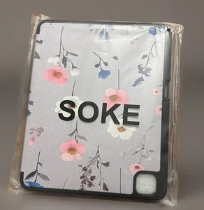 Brand new Soke Case for iPad Pro 13 with pencil holder, Tri-Fold, Flowers - Picture 1 of 4