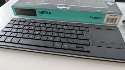 Logitech Media K830 Wireless QWERTZ Tastatur Mit TrackPad, Unifying, BLUETOOTH - Bild 1 von 4