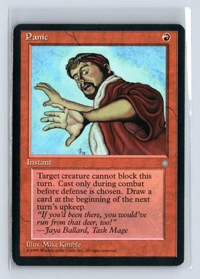 (2x) PANIC – MTG Magic the Gathering Card – Ice Age – Common - Image 1 of 4